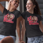 I Love My Bestie Photo Custom T-Shirt<br><div class="desc">Looking for a cute gift for your bestie? This fun heart design can be personalized with a favourite photo.</div>