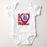 I Love My BFF red heart - photo Baby Bodysuit<br><div class="desc">I Love My BFF red heart - photo</div>