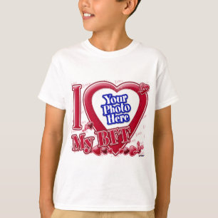 I Love My BFF red heart - photo T-Shirt