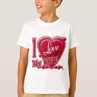 I Love My BFF red - heart