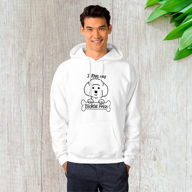 I Love My Bichon Frise Hoodie (Creator Uploaded)