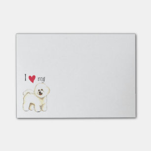 I Love my Bichon Frise Post-it Notes