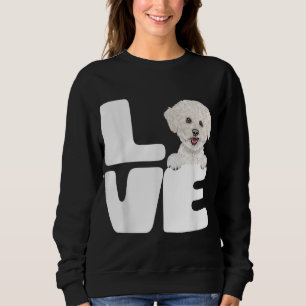 I Love My Bichons Frise Dog Lover Sweatshirt