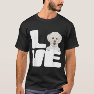 I Love My Bichons Frise Dog Lover  T-Shirt