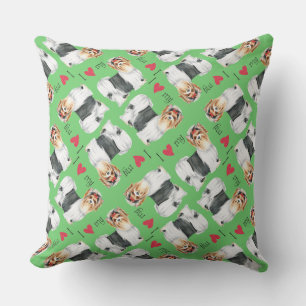 I Love my Biewer Terrier Outdoor Pillow