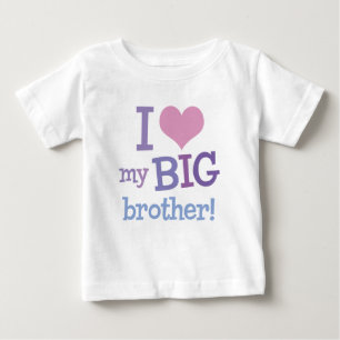 I Love My Big Brother Baby T-Shirt