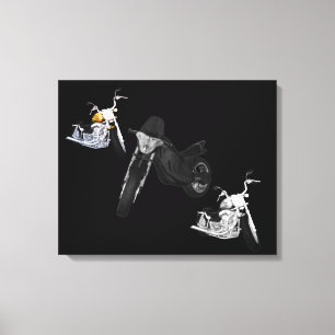 I LOVE MY BIKE CANVAS PRINT