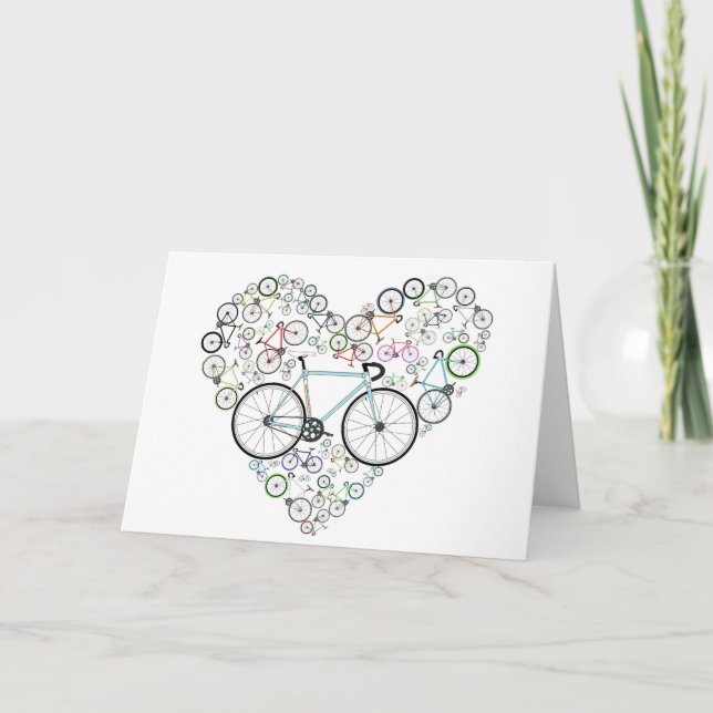 I Love My Bike Card (Front)