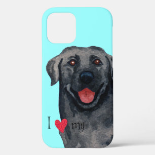I Love my Black Lab iPhone 12 Case