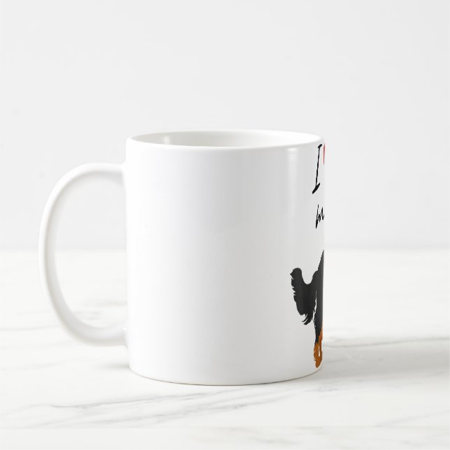 I Love My Black & Tan Cavalier King Charles Spanie Coffee Mug (Left)