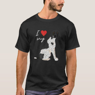 I Love My Black & White German Shorthaired Pointer T-Shirt