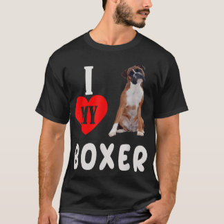 I Love my Boer Dog Pet Lover Mom Dad Apparel  T-Shirt