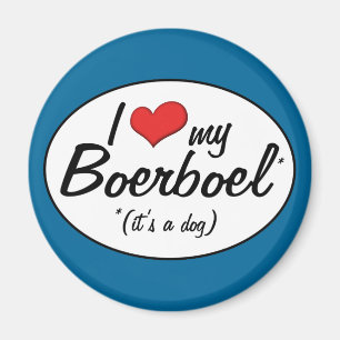 I Love My Boerboel (It's a Dog) Magnet