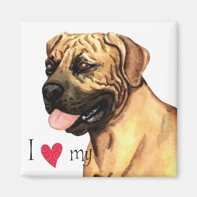 I Love my Boerboel Magnet (Front)