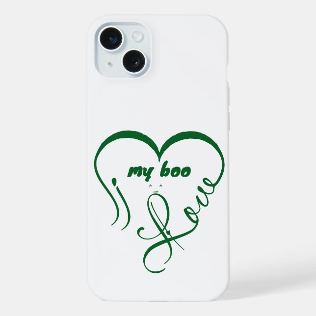 I Love My Boo • Forever & Always ^_^ iPhone Case (Back)