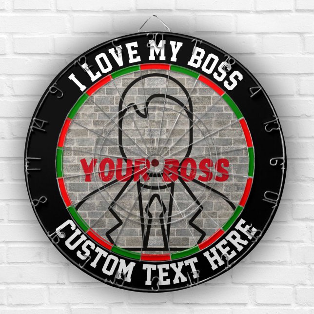 I love my boss dartboard fun game stress relief (Creator Uploaded)