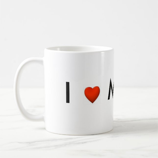 I Love My Boss Mug (Left)