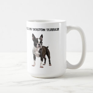I Love My Boston Terrier Coffee Mug