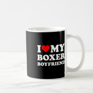 I Love My Boxer Boyfriend Heart Bf Boxe Athlete Bo Coffee Mug