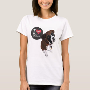 I Love My Boxer T-Shirt