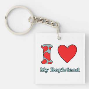 I love My Boyfriend Keychain
