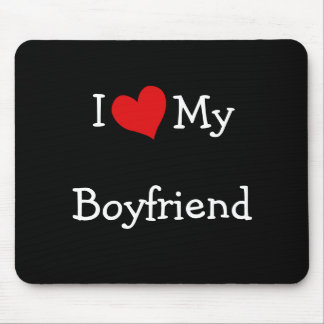 I Love My Boyfriend Mousepad