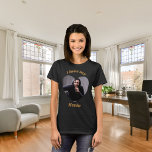 I love my boyfriend photo name T-Shirt<br><div class="desc">Add a name and a photo inside the heart shaped frame.</div>