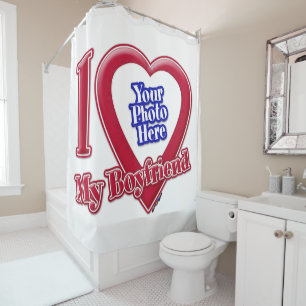 I Love My Boyfriend Photo Red Heart