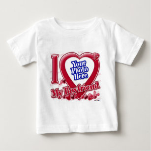I Love My Boyfriend red heart - photo Baby T-Shirt