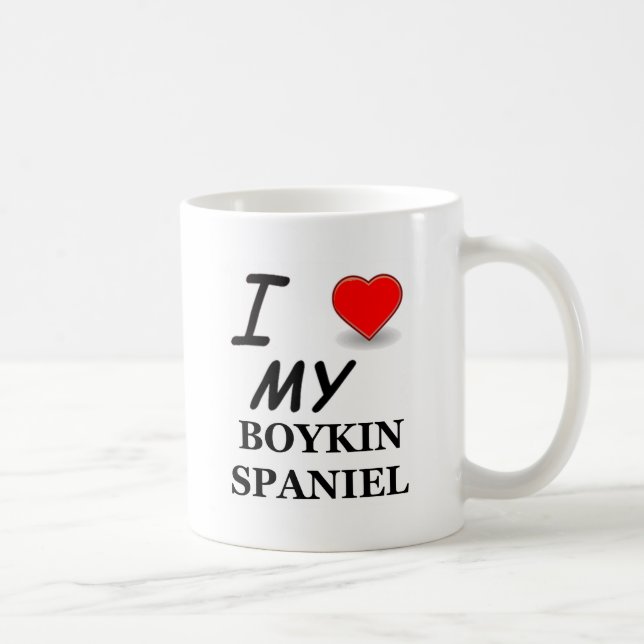 I Love My Boykin Spaniel Coffee Mug (Right)