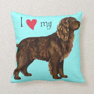I Love my Boykin Spaniel Throw Pillow