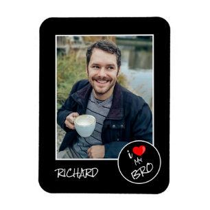 I Love My Bro, Custom Photo – Personalized Magnet