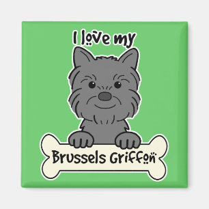 I Love My Brussels Griffon Magnet