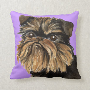 I Love my Brussels Griffon Throw Pillow