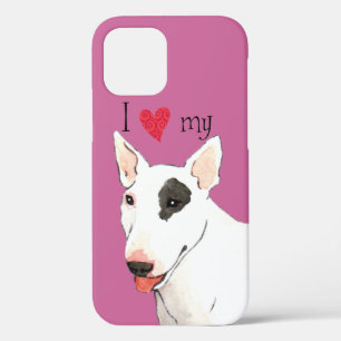 I Love my Bull Terrier iPhone 12 Case