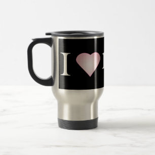 I LOVE MY BULLDOG TRAVEL MUG