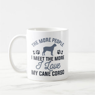 I Love My Cane Corso Coffee Mug
