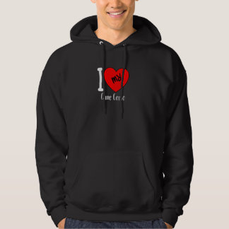 I Love My Cane Corso Dog Breed Heart Hoodie