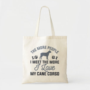 I Love My Cane Corso Tote Bag