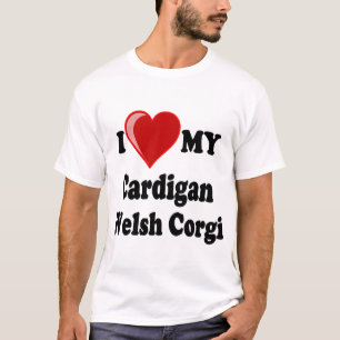 I Love My Cardigan Welsh Corgi Dog Lover Gifts T-Shirt
