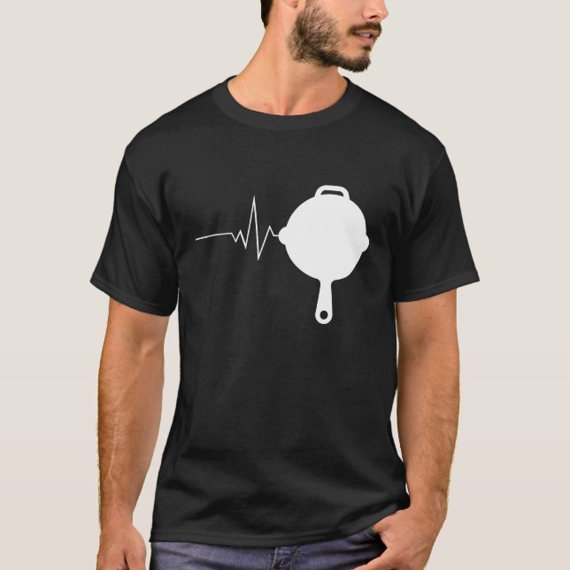 I Love My Cast Fer Skillets Drôle Cuisine T-Shirt (Devant)