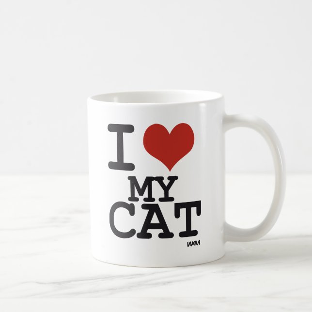 I love my cat coffee mug (Right)