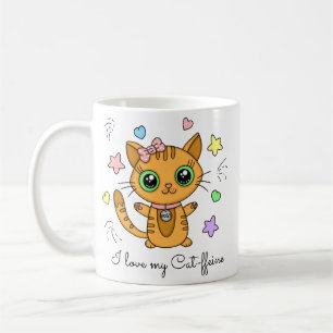 I Love my Cat-ffeine Coffee Mug