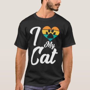 I Love My Cat T-Shirt