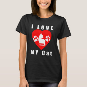 I Love My Cat T-Shirt