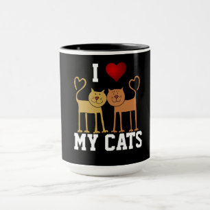 I Love My Cats Mug