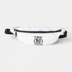 I Love My Cattle Dog Vintage Engraving Design_1 Fanny Pack