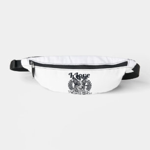 I Love My Cattle Dog Vintage Engraving Design_1 Fanny Pack