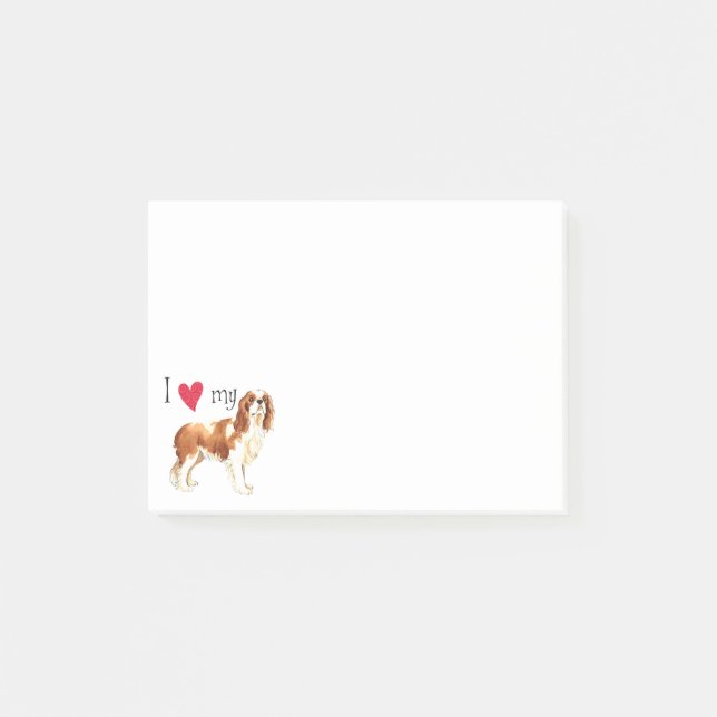 I Love my Cavalier Post-it Notes (Front)