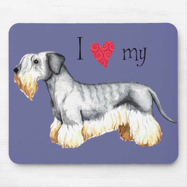 I Love my Cesky Terrier Mouse Pad (Front)